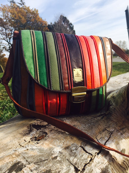 Esztány leather cross body bag flap – Monimon.ca